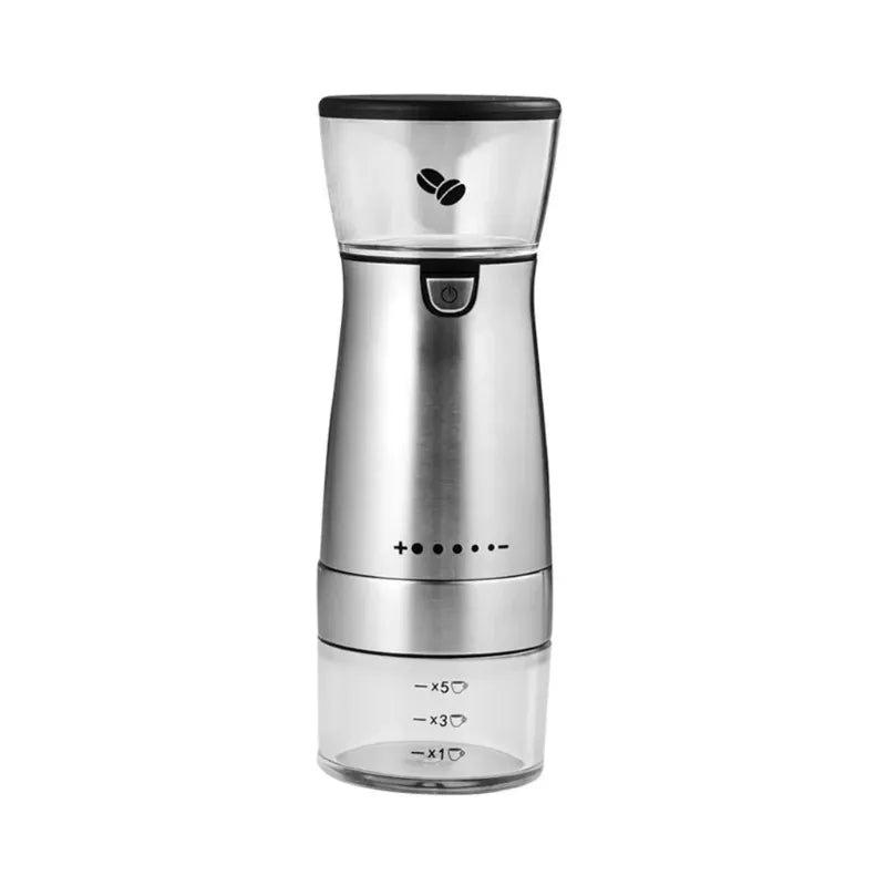 Moedor Elétrico Usb Ajustável Profissional - CAFÉ FELIZ