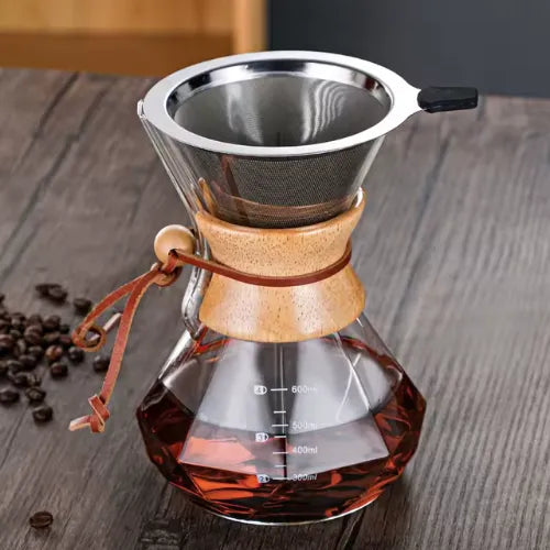 Cafeteira Diamante + Filtro Inox de BRINDE - CAFÉ FELIZ