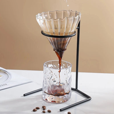 Suporte Aramado para Coador - CAFÉ FELIZ