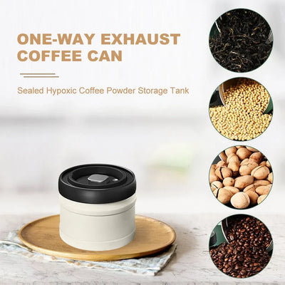 Recipiente de Café Hermético em Aço Inoxidável 304