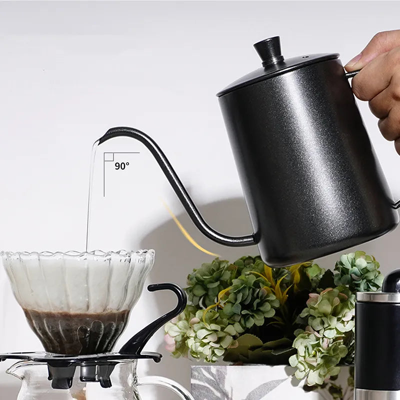Chaleira de Gotejamento em Aço Inoxidável com Revestimento Antiaderente - CAFE FELIZ