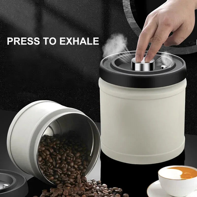 Recipiente de Café Hermético em Aço Inoxidável 304