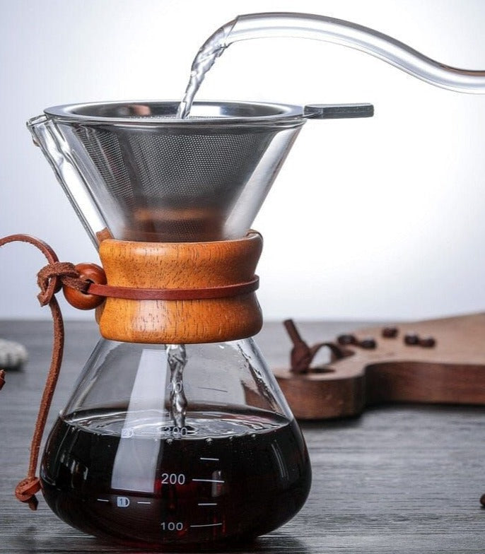 Cafeteira Classic estilo Chemex - CAFÉ FELIZ